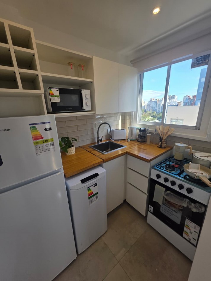 Departamento Arena Reciclado con Balcon
