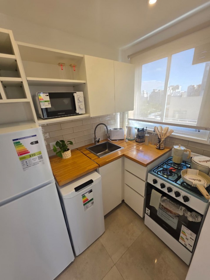 Departamento Arena Reciclado con Balcon